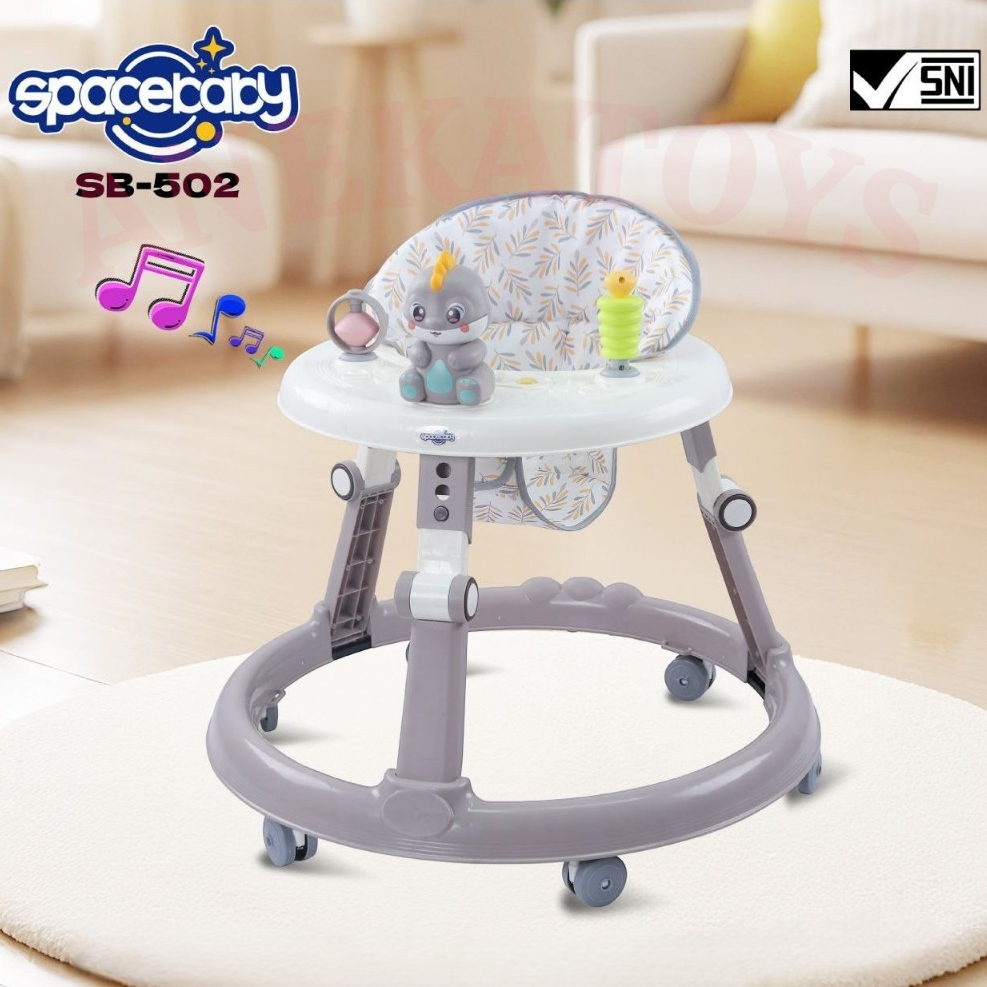Baby Walker Spacebaby SB502 ของเล่นไดโนน่ารักพร้อมเพลงและไฟ