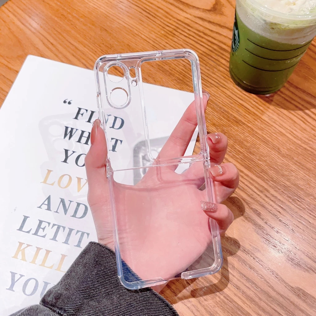 เคสแข็ง Oppo Find N2 เคสใส samsung Z Flip 7 / Z Flip 6 / Z flip 5 / Z flip 4 / Z Flip 3 / Z Flip 2 /