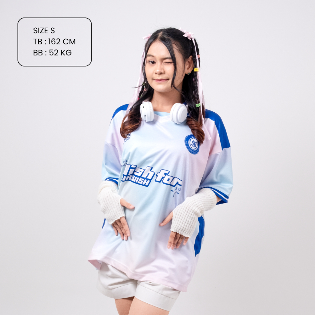 เกาหลี Oversize Jersey NC W1SH - 777 Studio Oversize Jersey KPOP