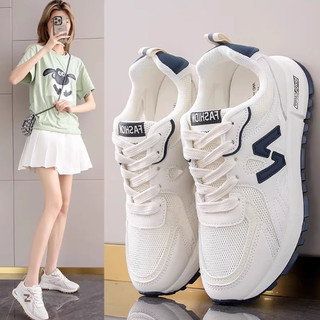 Sepatu Sneakers Wanita Olahraga Korean Casual Shoes Ringan dan bernapas (Size 36 - 41)
