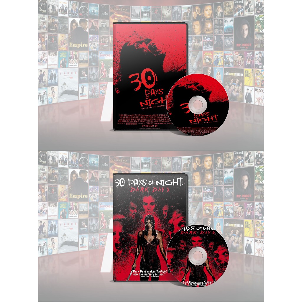 DVD 30 Days Of Night (2007) + DVD 30 Days Of Night Dark Days (2010)
