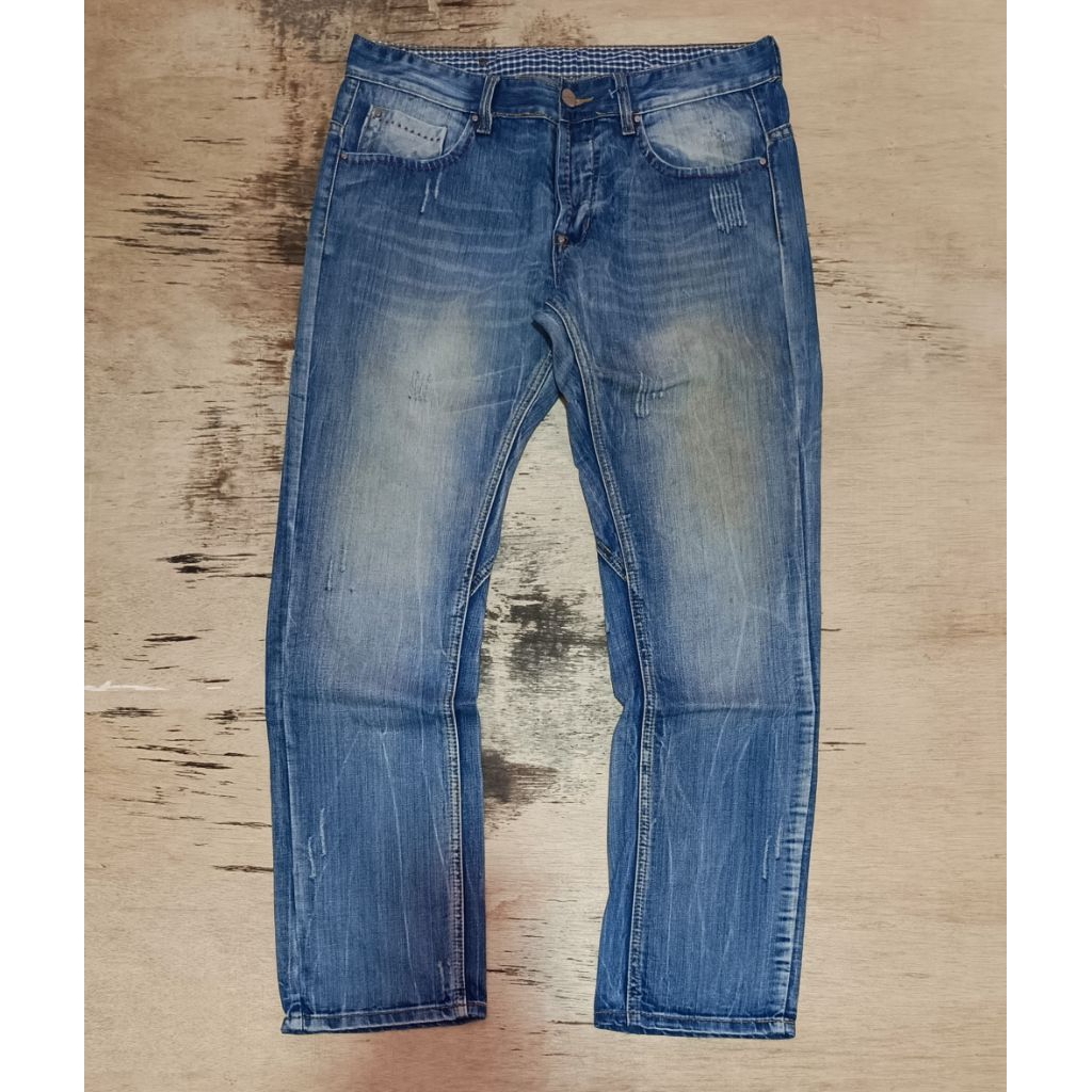 กางเกงยีนส์ V-King Denim Wash ไซส์ 35