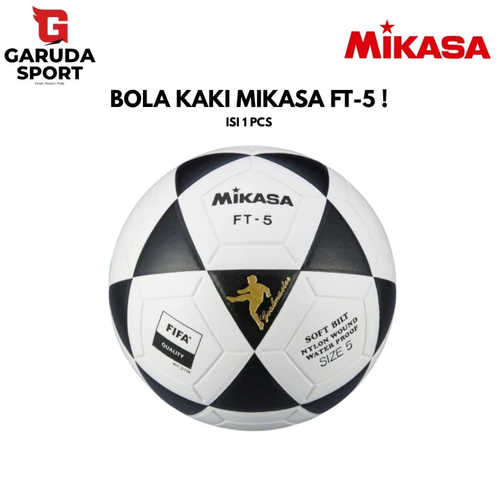 ลูกฟุตบอล MIKASA FT-5 FT5 NYLON WOUND SIZE 5 FOOTBALL