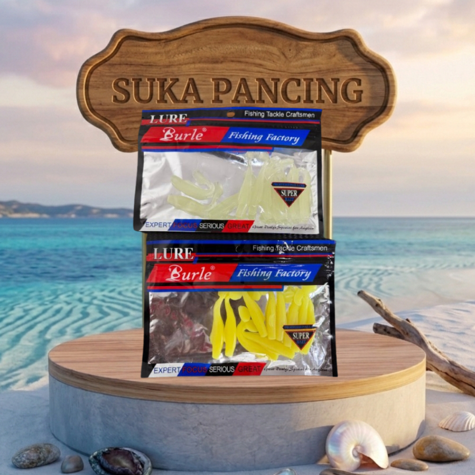 SoftLure Paddle Pop Paddle tail เหยื่อตกปลา 1 แพ็คเหยื่อ