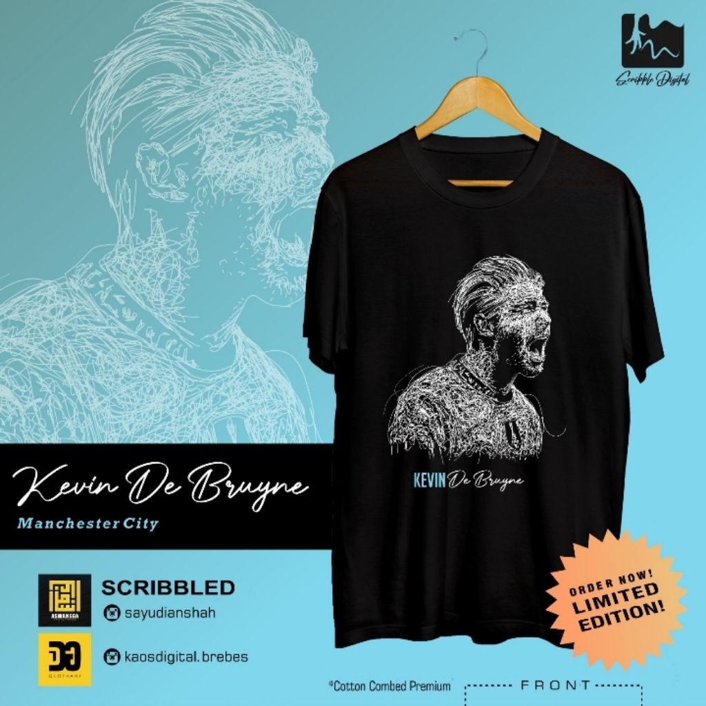 Kevin De Bruyne Scribble Art Limited Edition