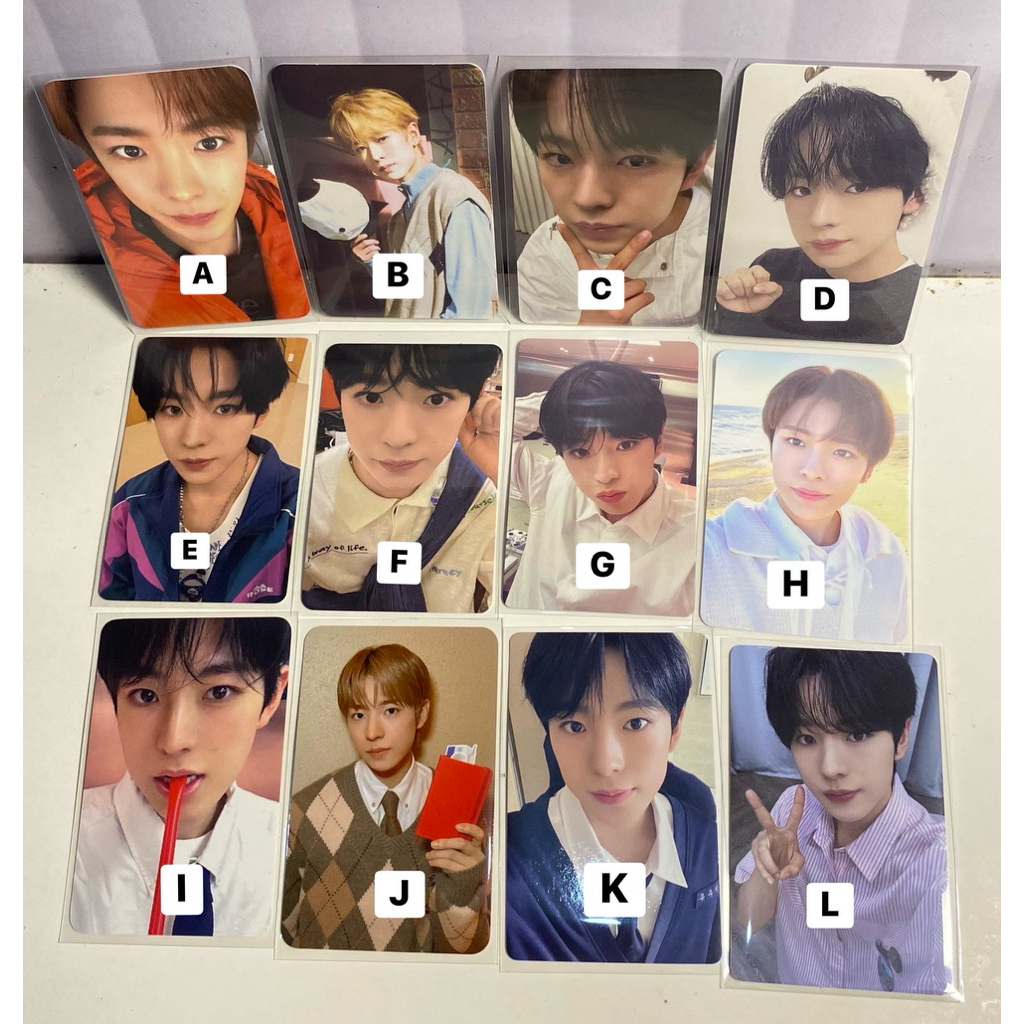 Photocard อย่างเป็นทางการ Yushi NCT WISH pc yushi เทคนิค nct wish