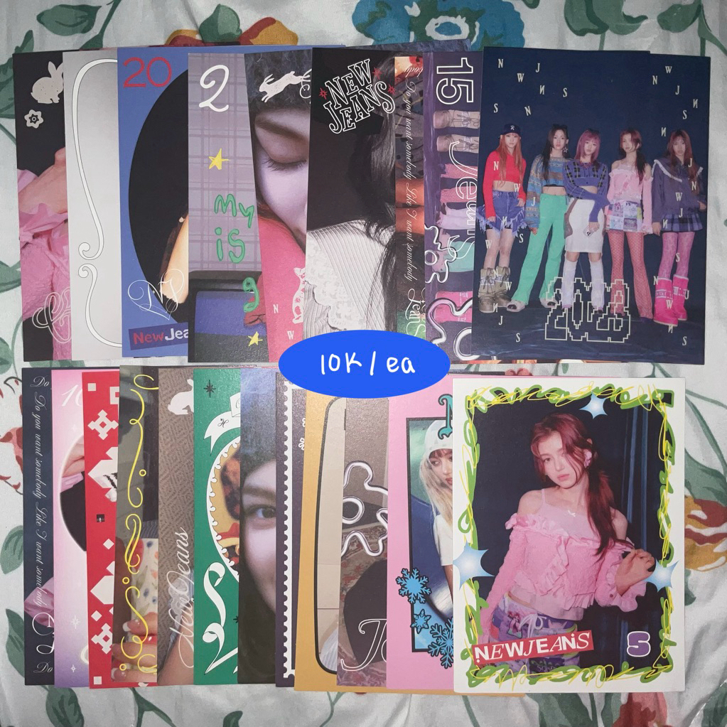 START 10K POSTACARD อย่างเป็นทางการ HYEIN DANIEL NEWJEANS OMG ALBUM nanni njz minji haein