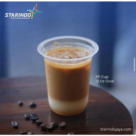ถ้วยธรรมดา - ขนาด 12 OZ FLAT 5 GRAM, 12 OZ FLAT 7 GRAM, 12 OVAL 7 GRAM - แบรนด์ STARINDO - 1 SLOP (5