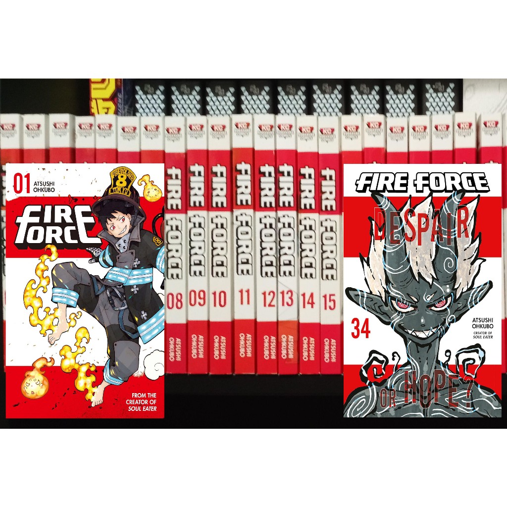 การ์ตูนมังงะ fire force vol 1-34 อังกฤษ