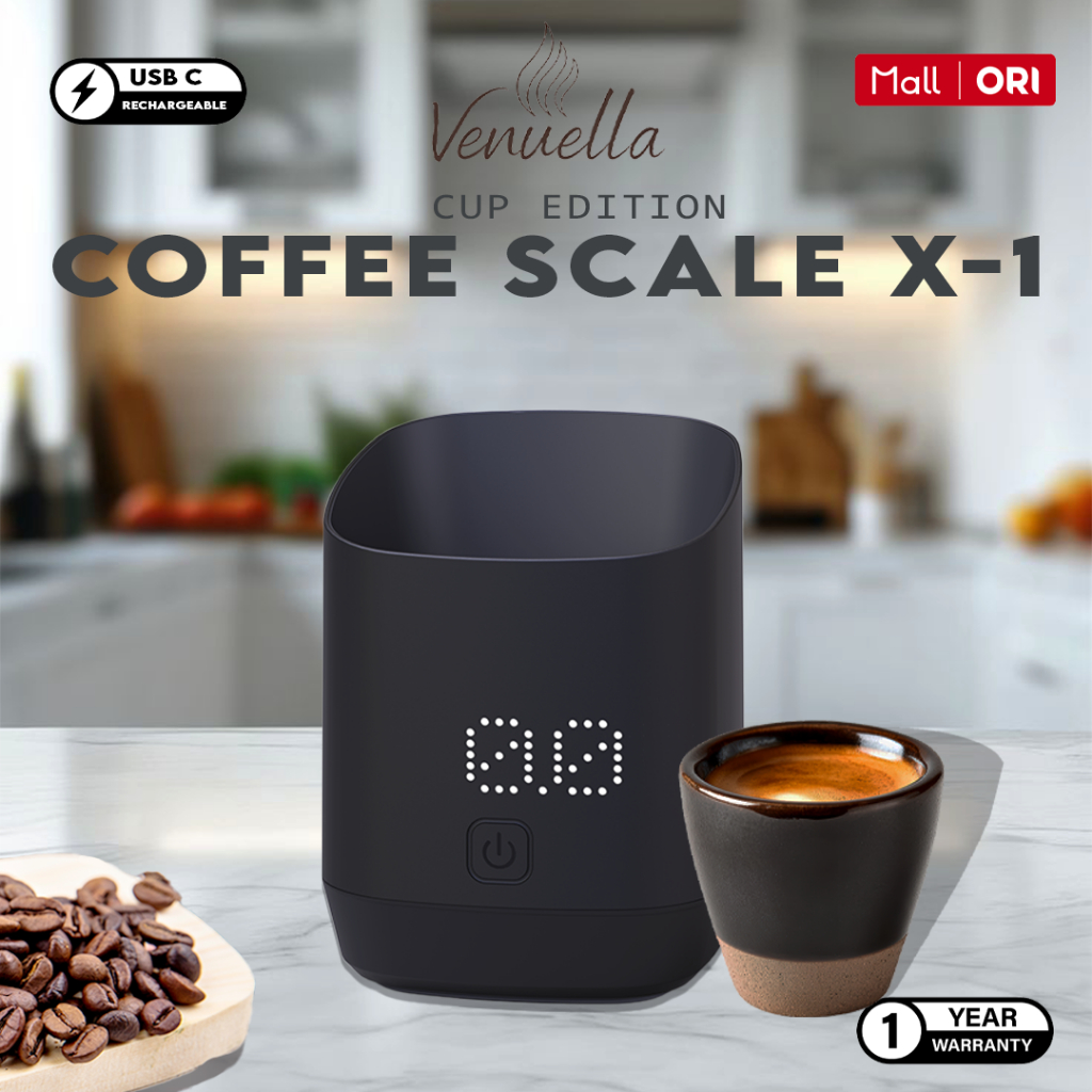 Venuella Dosing Coffee Cup Scale X-1 Digital Coffee Scale 0.1g Precision Digital Scale