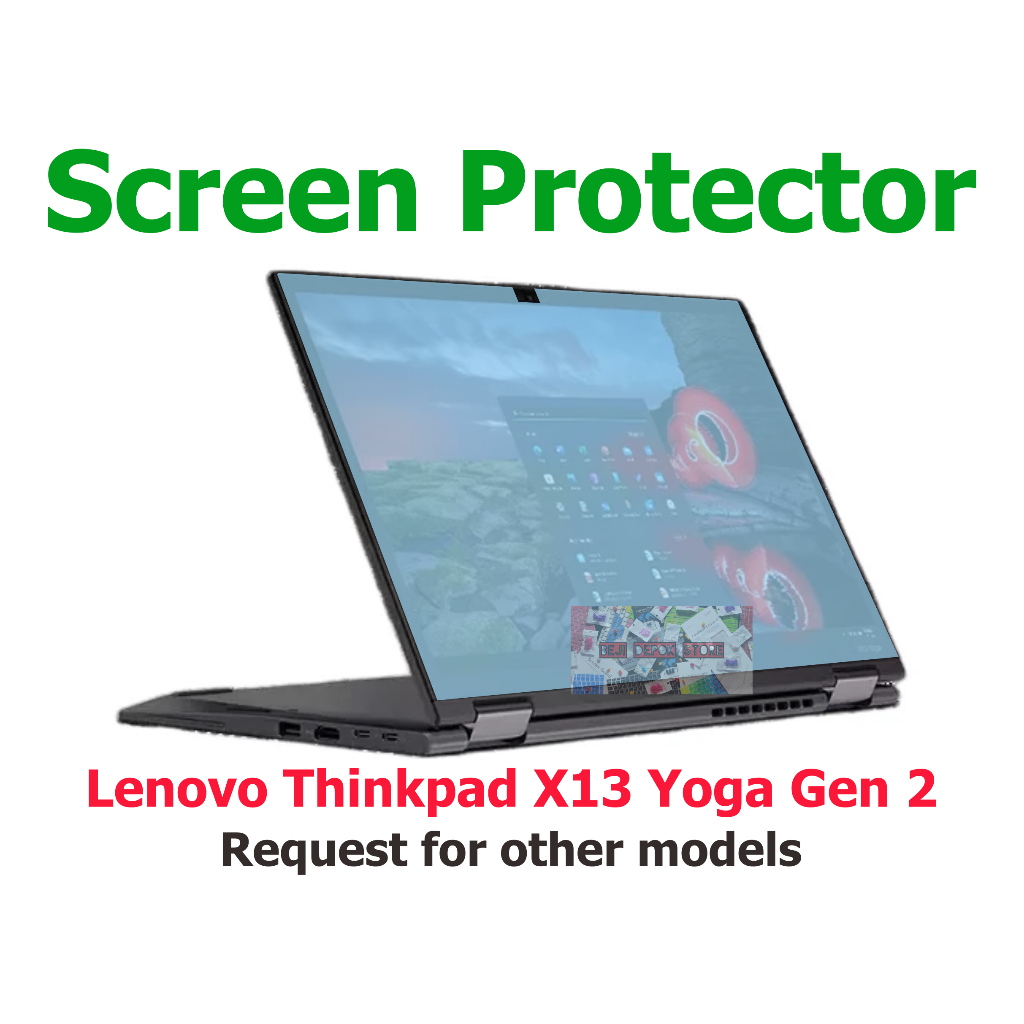ตัวป้องกันหน้าจอแบบเต็มขอบ Lenovo Thinkpad X13 Yoga Gen 2