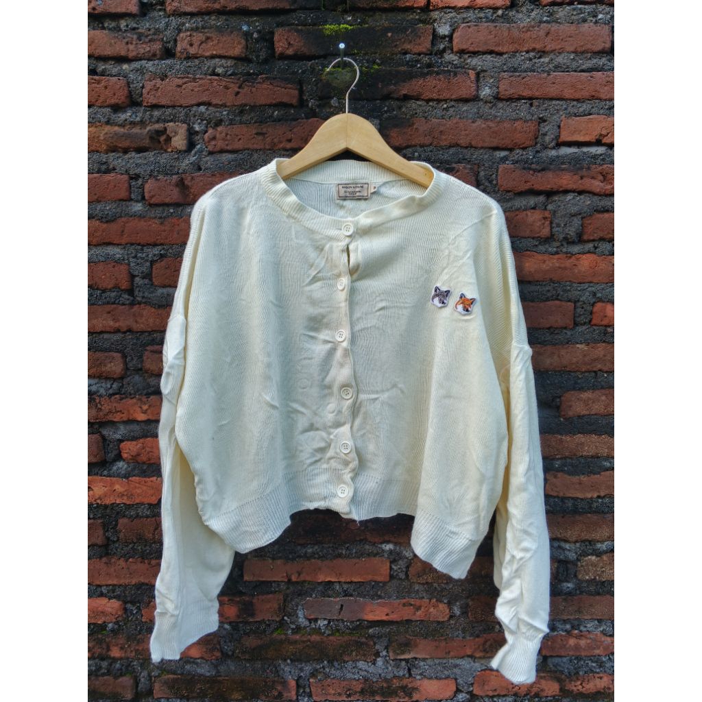 คาร์ดิแกน maison kitsune หัวจิ้งจอกคู่