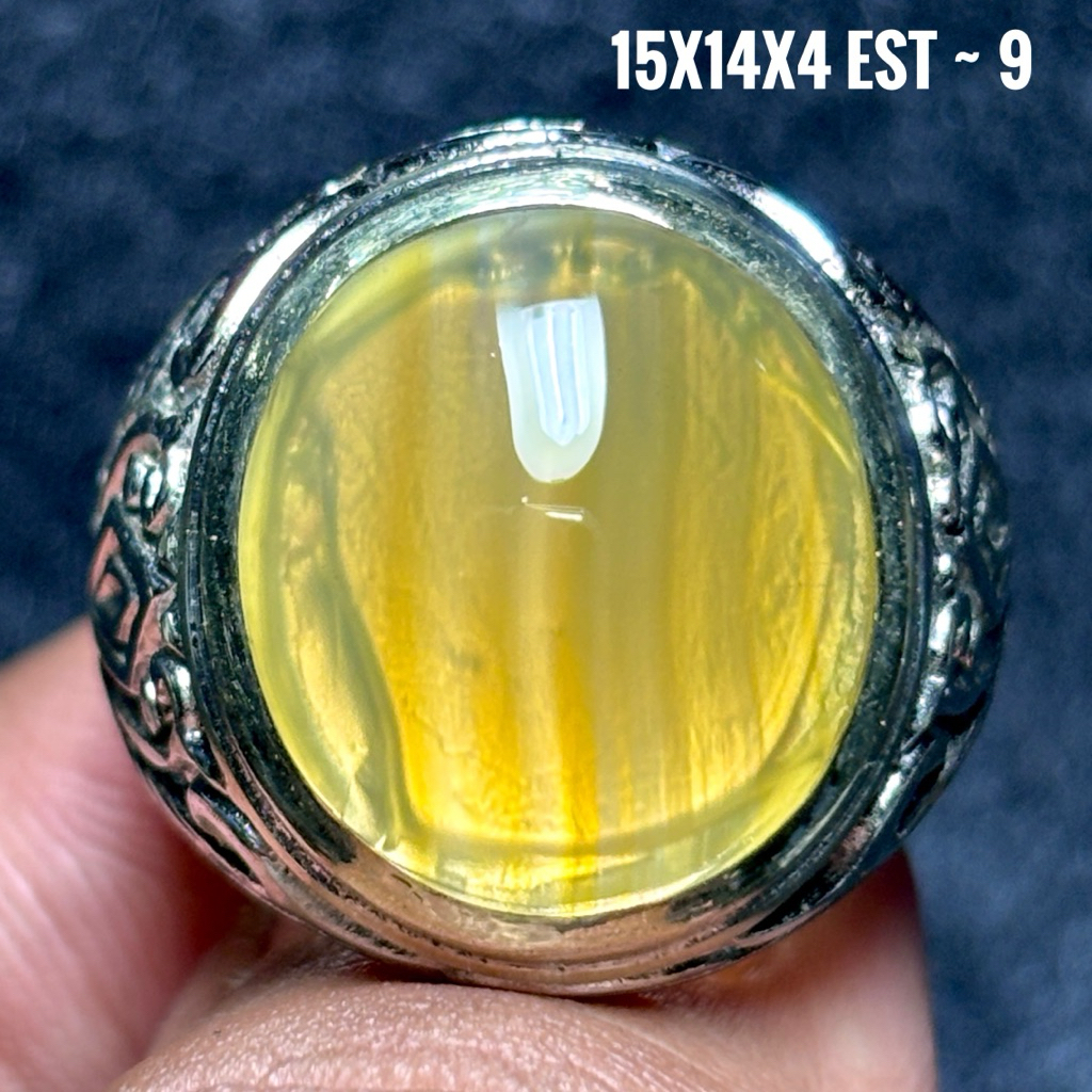NATURAL SLICED STONE AGATE STONE เต็มหู