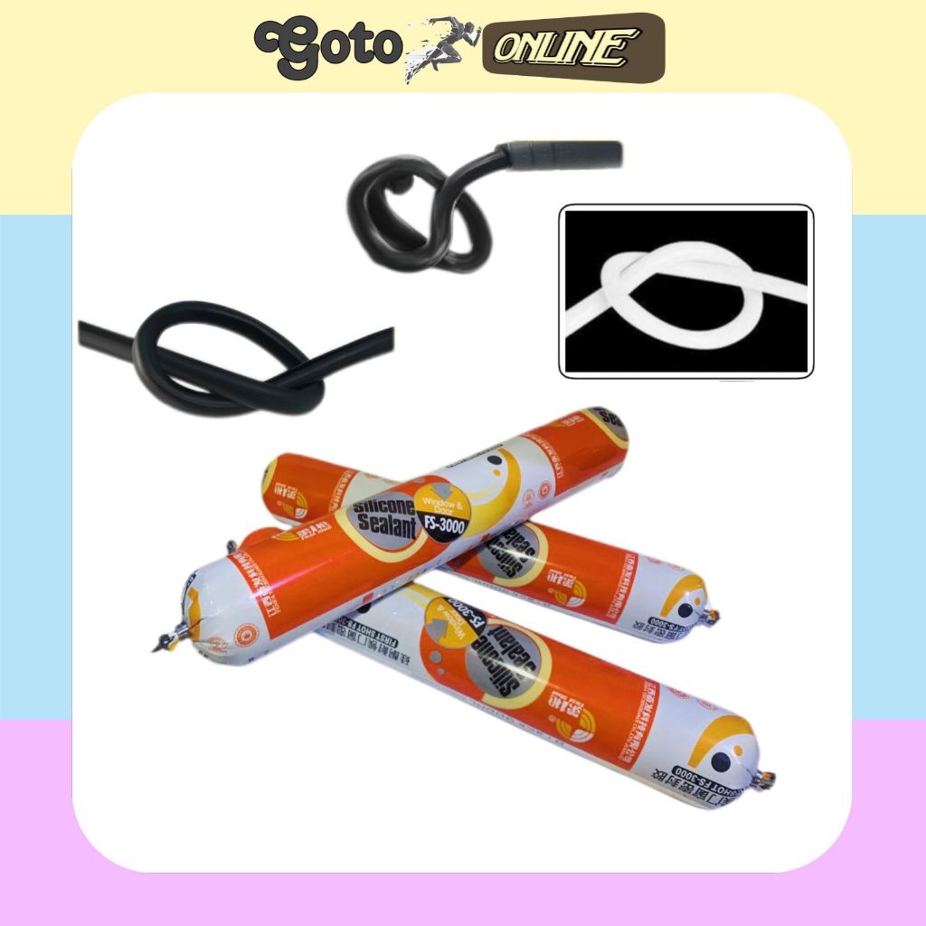 GO378 Silicone Sealant FS-3000/Silicone Sealant/Sausage Glass Glue 500ml