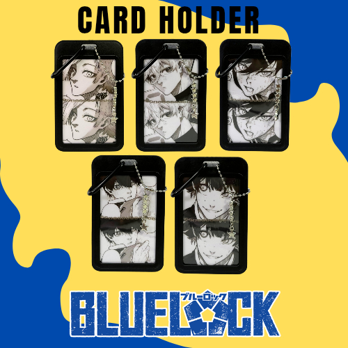 GANTUNGAN ANIME BLUE LOCK KEYCHAIN / CUTE BLUE LOCK CARD HOLDER และ
