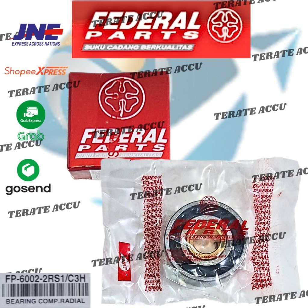 แบริ่ง FEDERAL 6002 - 2RS1 / C3H Original Astra Ototparts