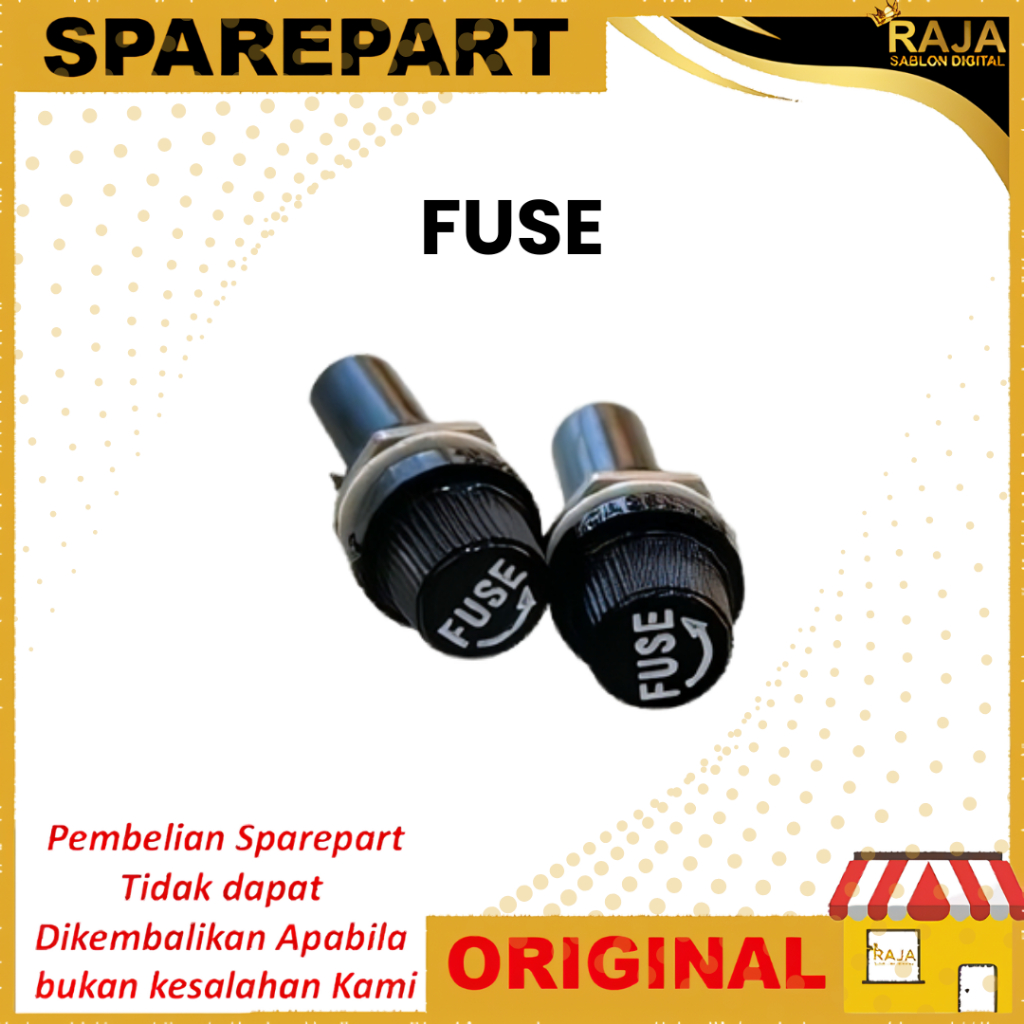 MESIN T-Shirt Press Machine Fuse / Large Fuse holder / Fuse House