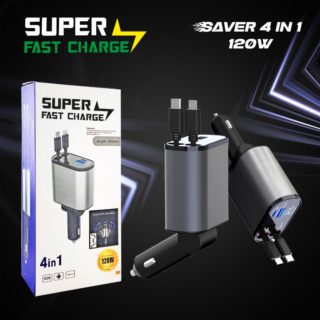 SAVER CHARGER 4 IN 1 120W ชาร์จเร็ว