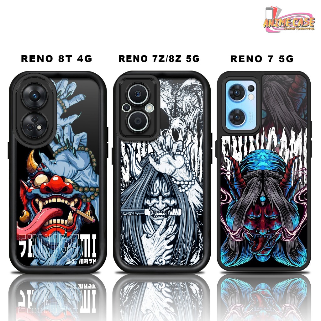 Glossy Softcase OPPO RENO 8T 4G RENO 7Z 8Z 5G RENO 7 5G Casing Case Hp Silicone Camera Protection SH