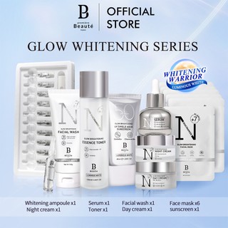 PREMIERE BEAUTE Glow Whitening Paket Series Brghtening Packet wajah Skincare Produk Skincare BPOM