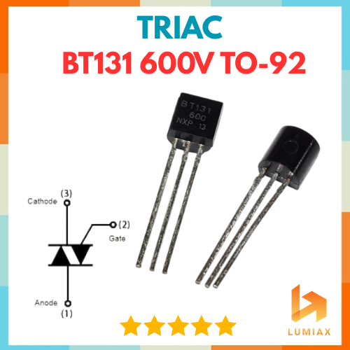 BT131 600V 1A TO-92 triac BT131-600 BT131
