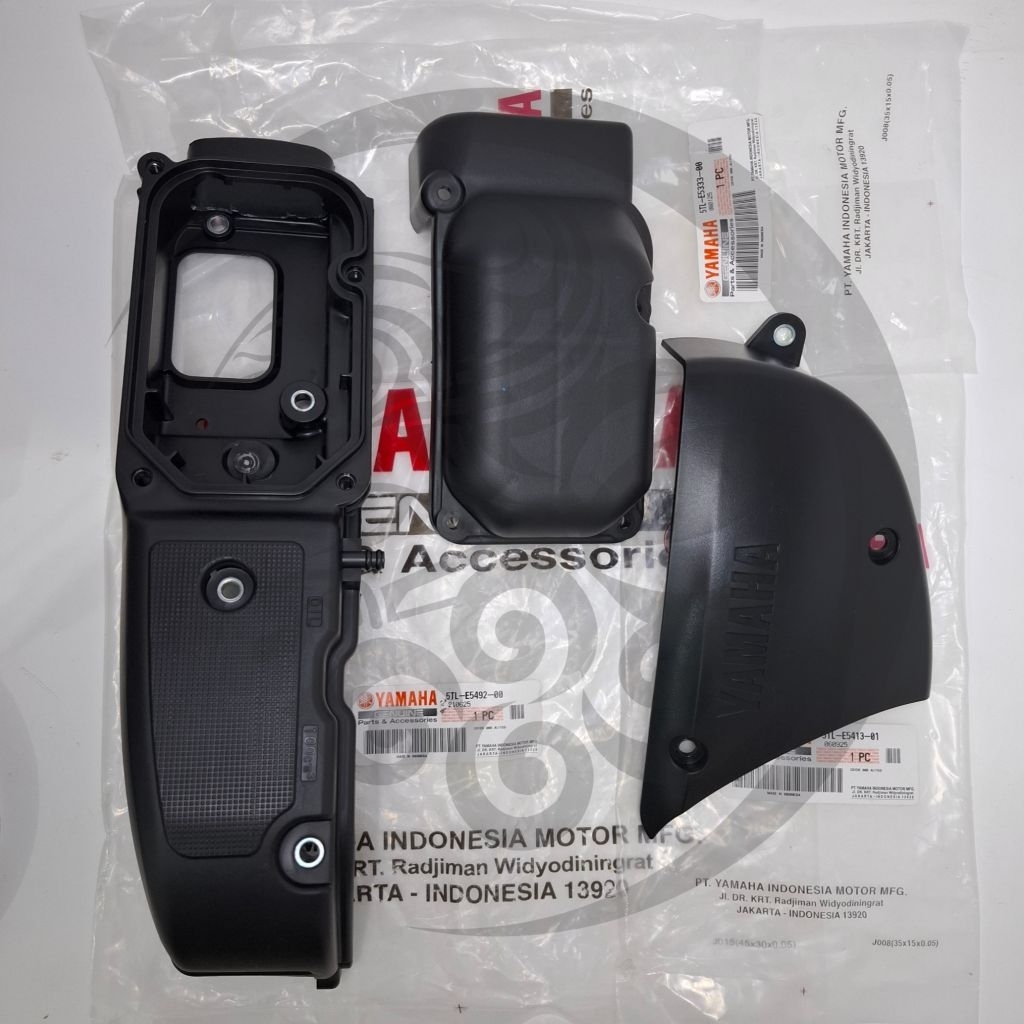 MESIN Mio Sporty CVT Cover Set Original YGP 3 Items All 115 คาร์บูเรเตอร์ฝาครอบเครื่องยนต์รถจักรยานยนต์