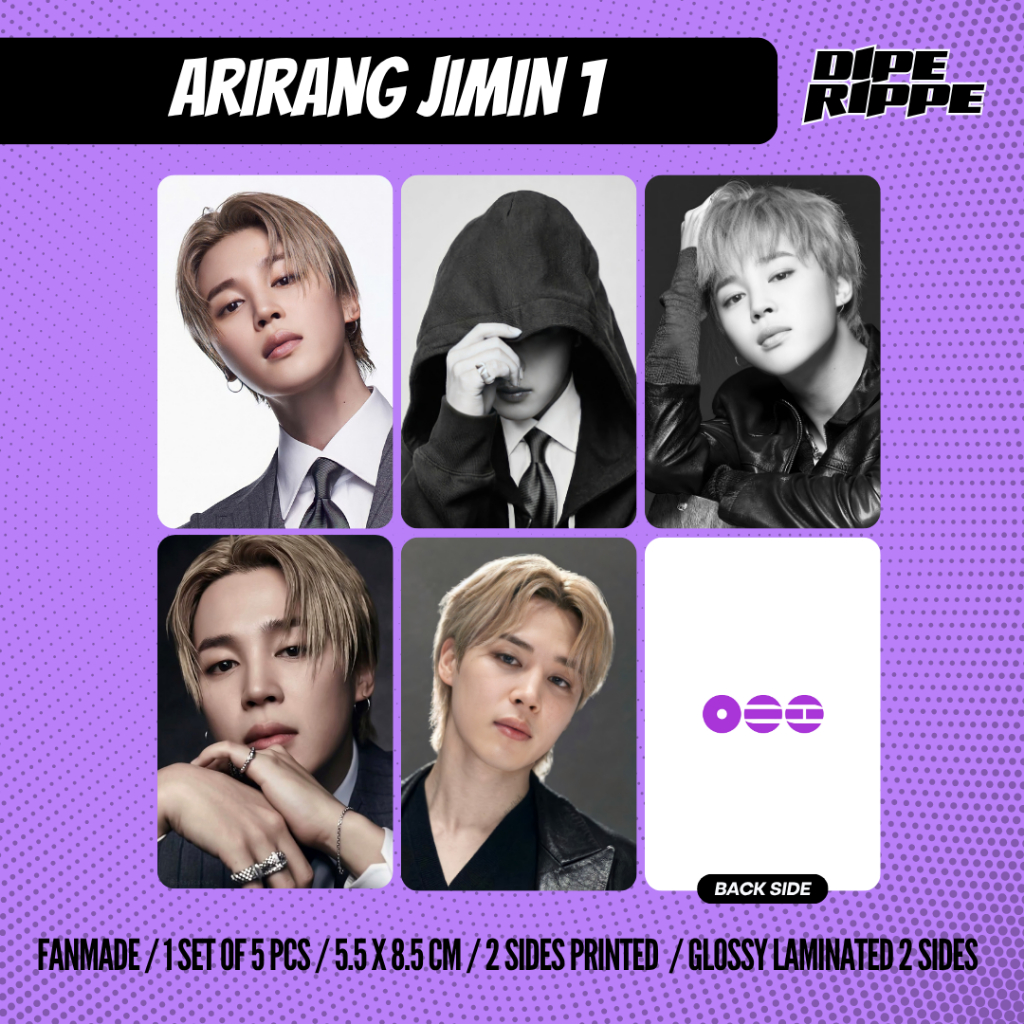 BTS - [1 ชุดสแตนเลส 5 ชิ้น] ARIRANG JIMIN BANGTAN