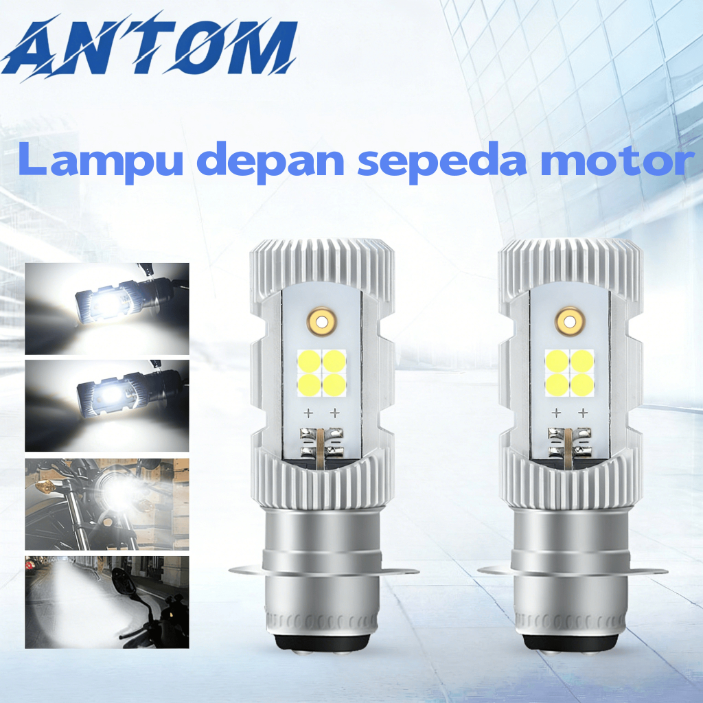Super Bright H6 M5 P15D รถจักรยานยนต์หลอดไฟ LED - 12V Canbus Anti-Herrror LED ไฟหน้ารถจักรยานยนต์ - 