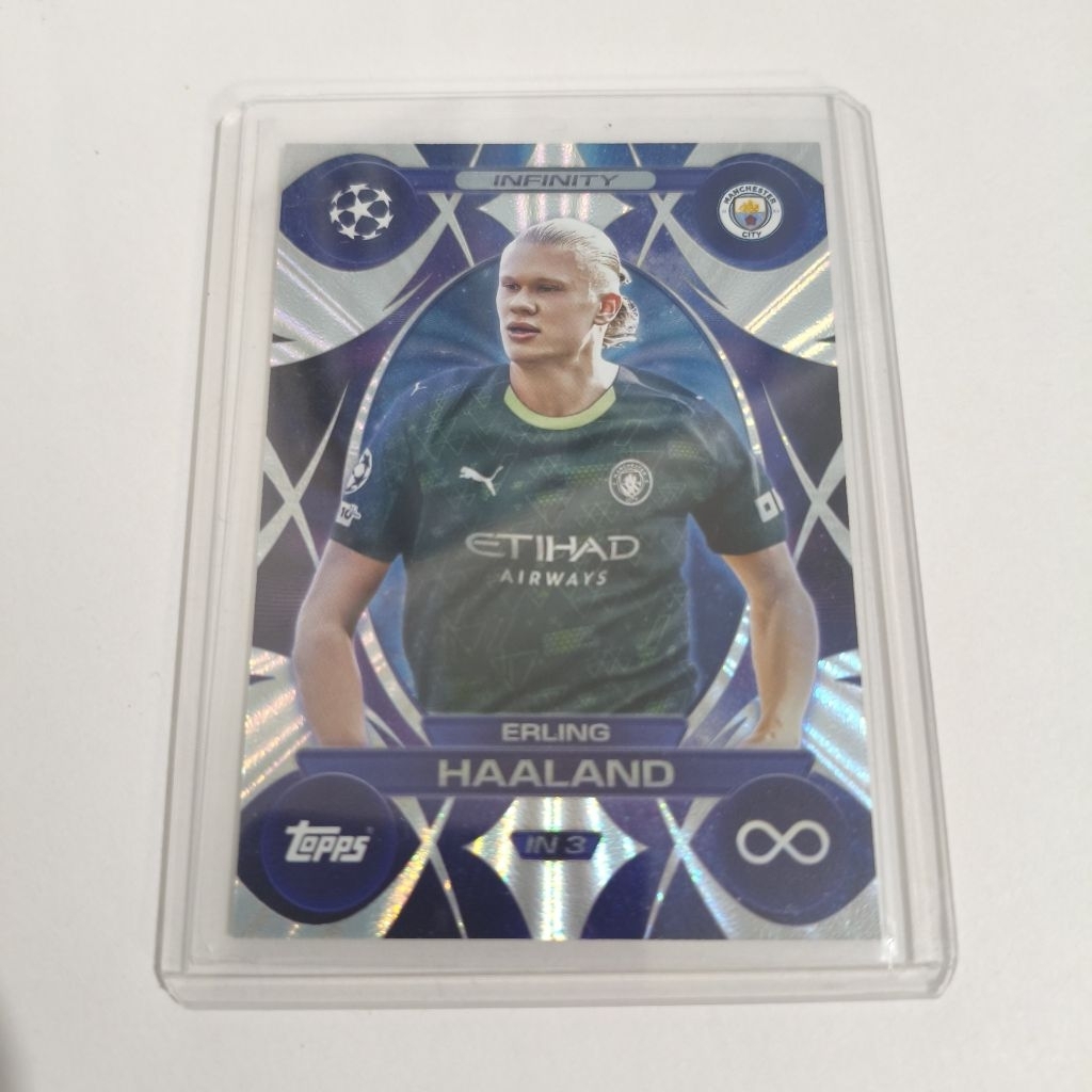 Topps Erling Haaland Manchester City Infinity Football Card