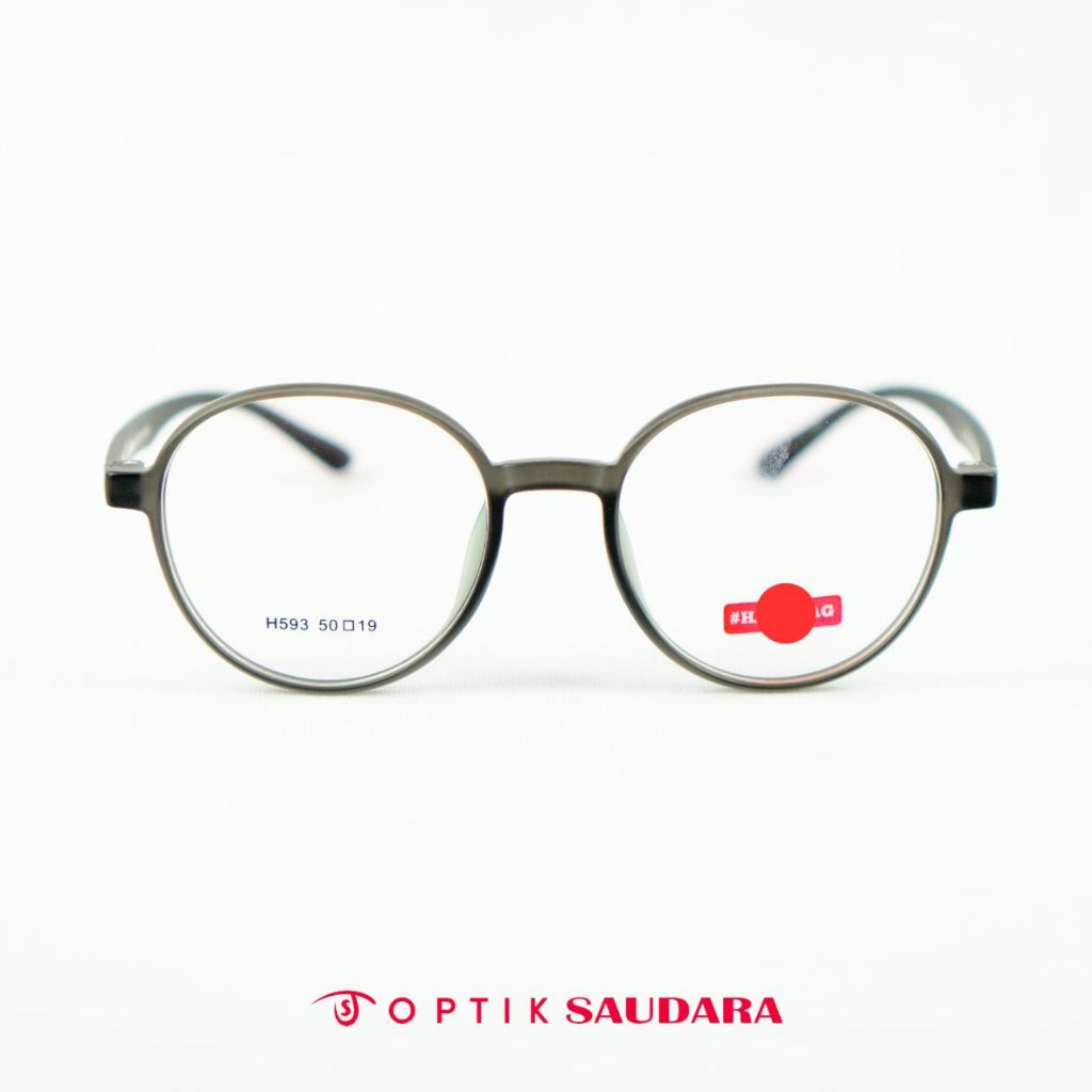 Optik Saudara - Hashtag Frame - แว่นตา Unisex ทรงกลมมีสไตล์ F HT H593 C2 50
