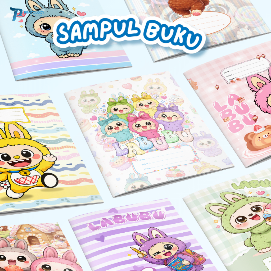 Labubu Aesthetic Book Cover Labubu Custom Book Cover ชื่อ Labubu Book Cover สีชมพู Soft Book Cover ค