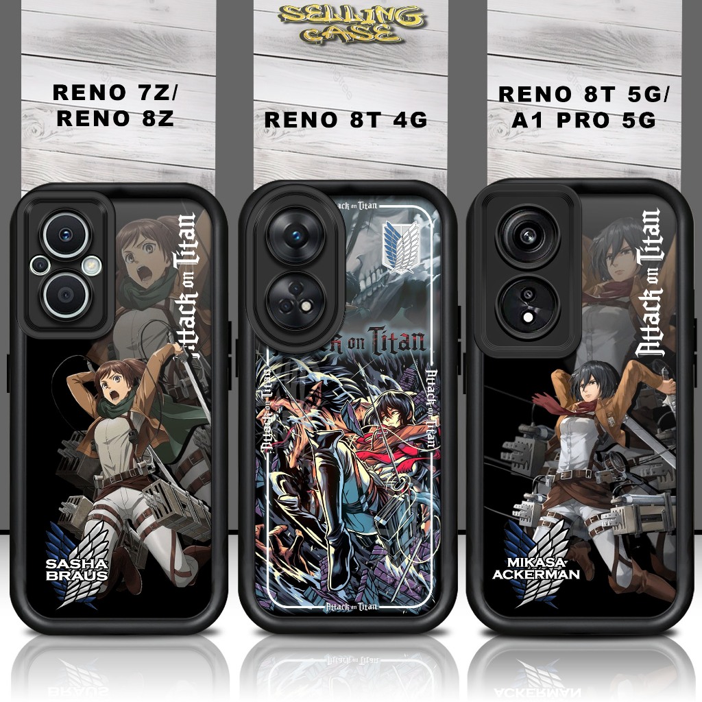 Softcase Glass สําหรับ OPPO RENO 7Z 8Z 8T 4G 8T 5G A1 PRO 5G ปลอก Handphone กรณี Procamera AOT1