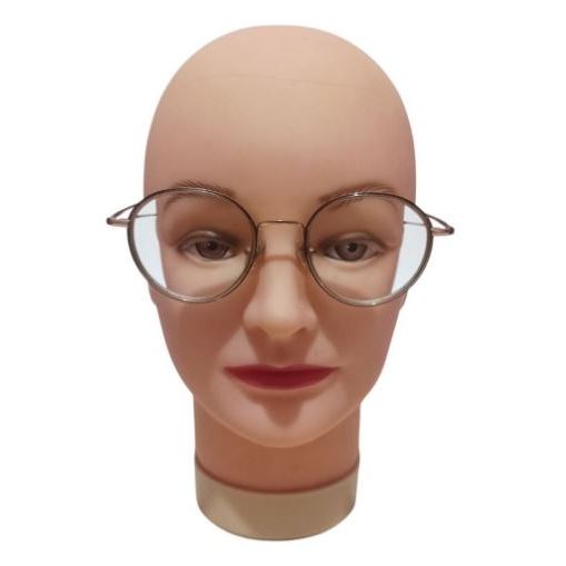 1573 - John Jacobs Pro Titanium JJ E13720 Half Round Frame Gold Color Glasses