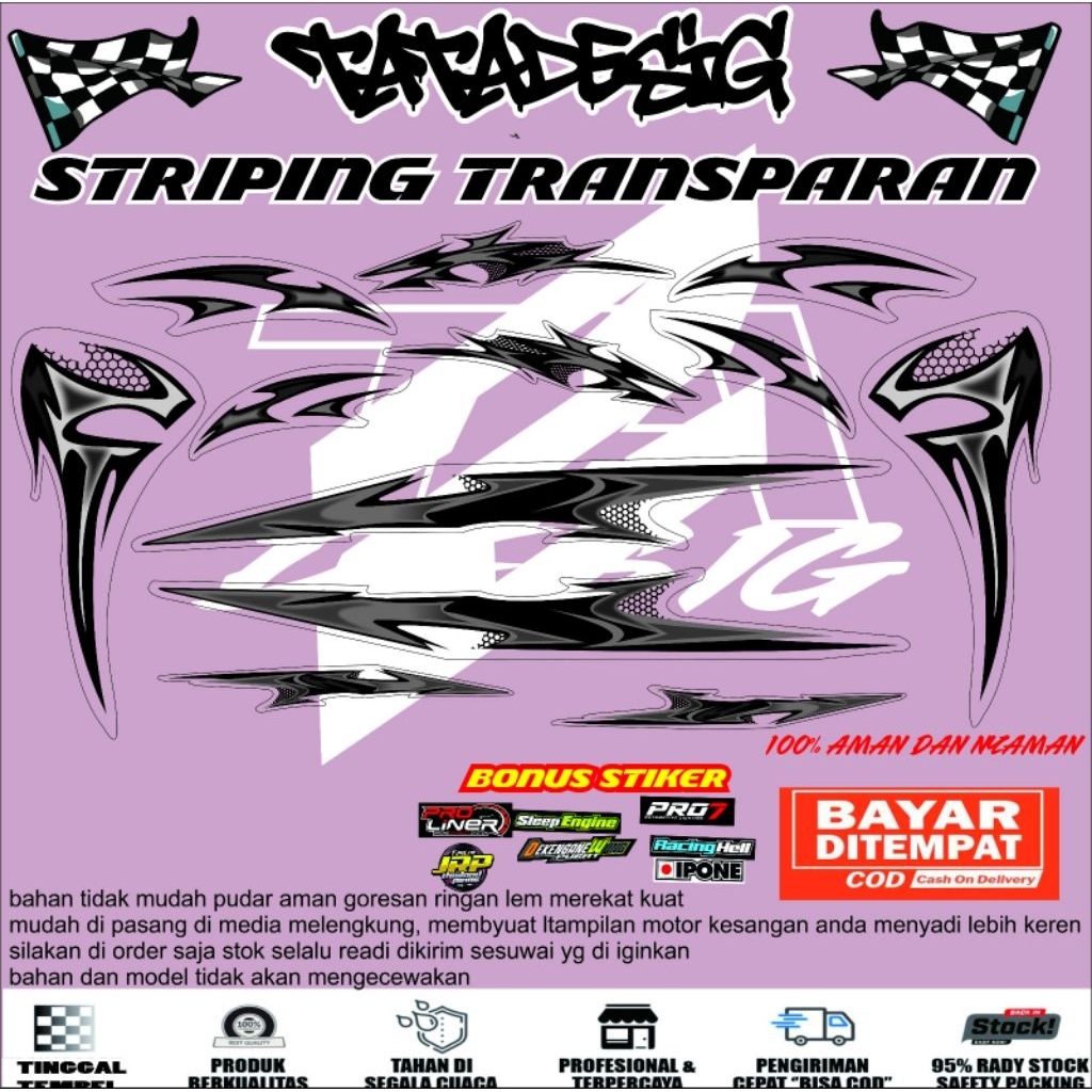 Striping vario 125 gen 2 Vario gen 2 รุ่นโปร่งใส