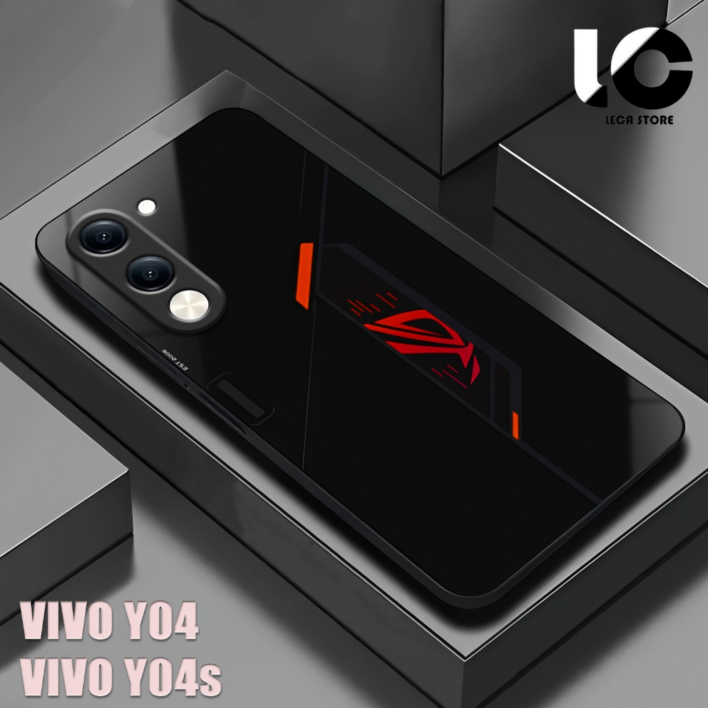 HP VIVO Y04 Softcase VIVO Y04S เคสเคลือบเงาปลอกกระจกเงาตัวป้องกันโทรศัพท์อุปกรณ์เสริมโทรศัพท์