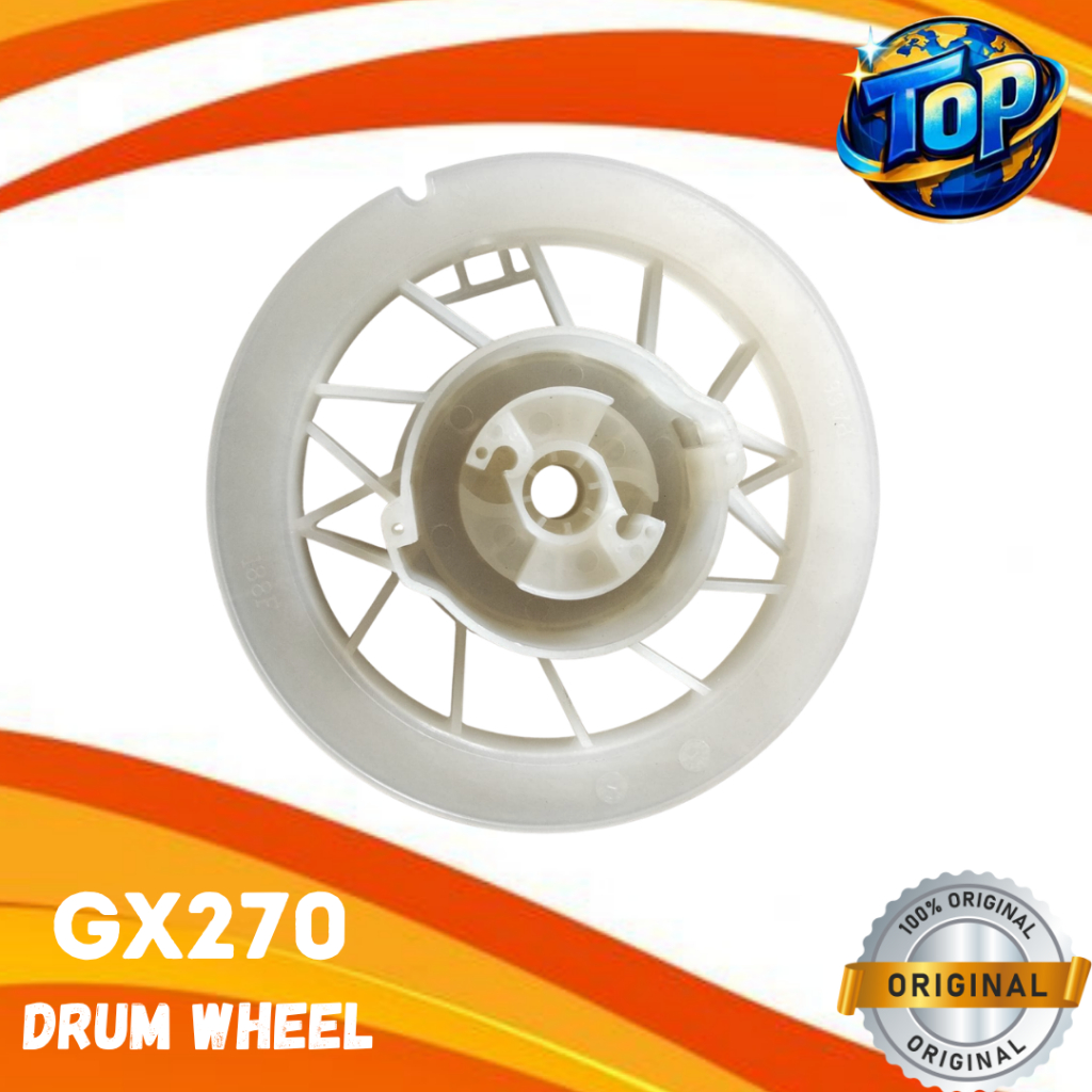 MESIN Drum Wheel GX270 YAMAMOTOR ORIGINAL / Pully Starter GX270 / Gear Strap Housing GX270 Drum Whee