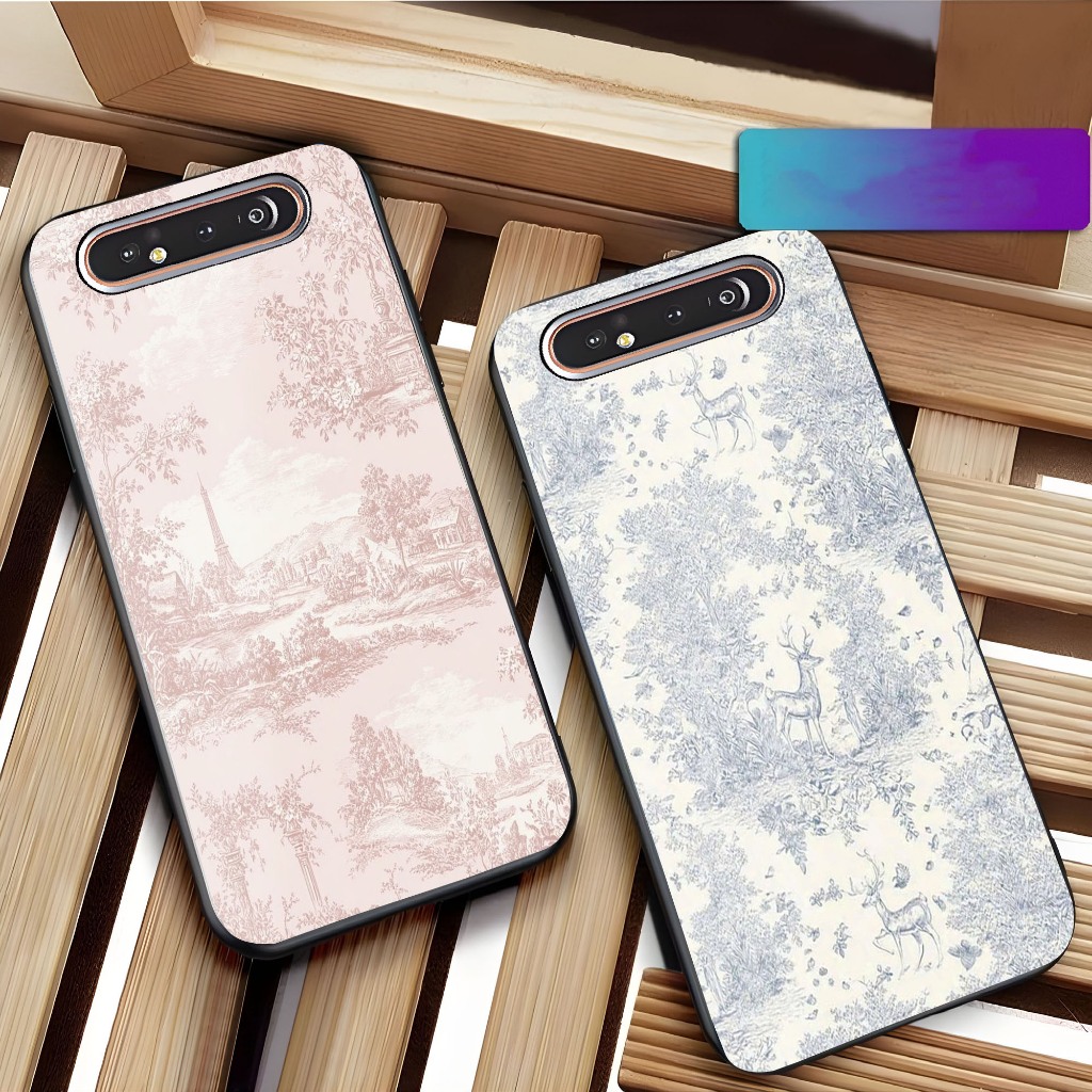 เคส HP Samsung A80 - N1 - [KK Motif No. 80] - Samsung A80 Fashion Softcase - Glossy Hardcase - Phone