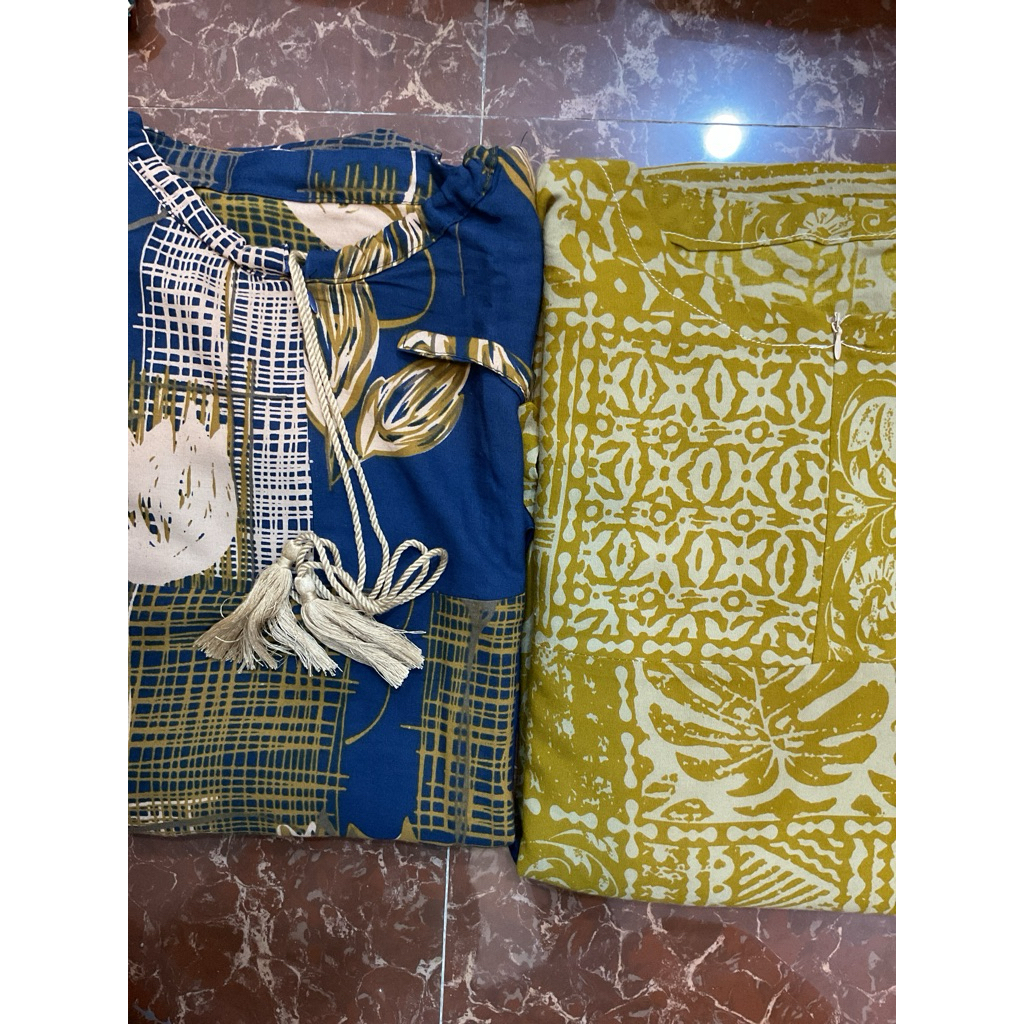 PRE ORDER GAMIS K TULIP NAVY + SARA VOL. มัสตาร์ด 2 คัน