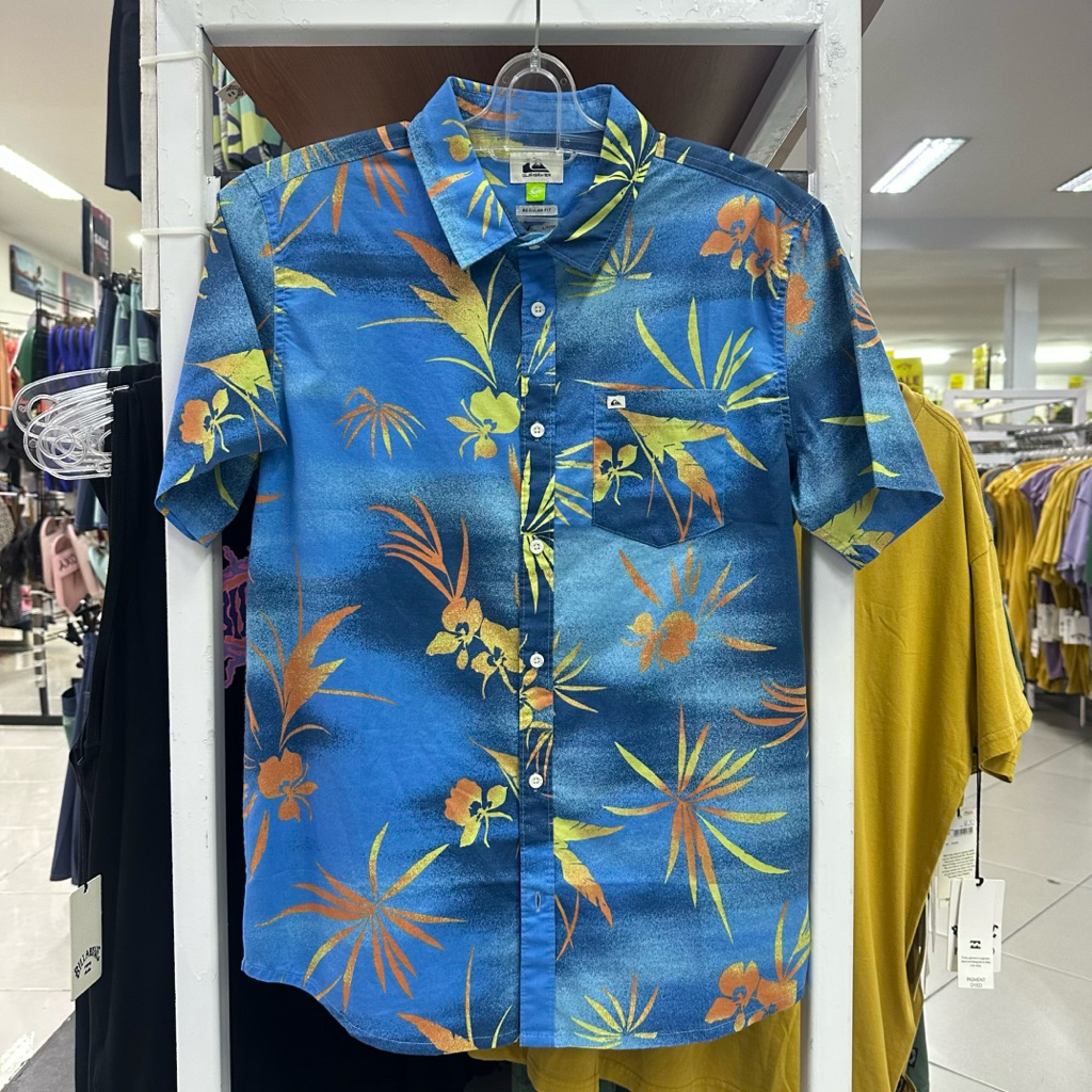 KEMEJA Quiksilver เสื้อ Fade Out Bru