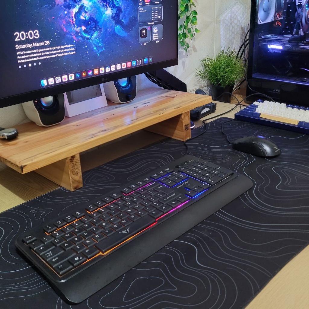 เมาส์คีย์บอร์ด Alcatroz Xplorer 7770 Lfx