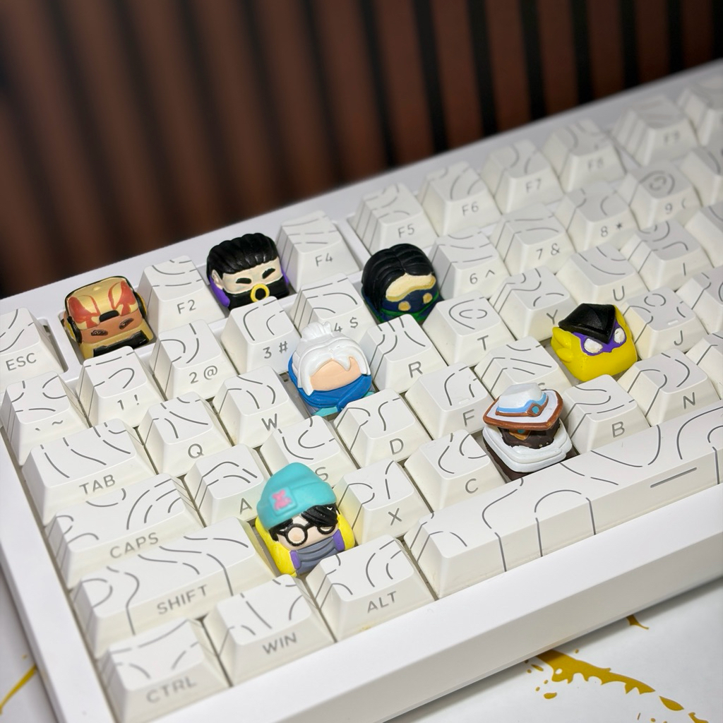 MOREFORSALE ปุ่มกด 3D พิมพ์ Valorant | Valorant 3D Print Exclusive Keycaps สําหรับคีย์บอร์ดเชิงกล