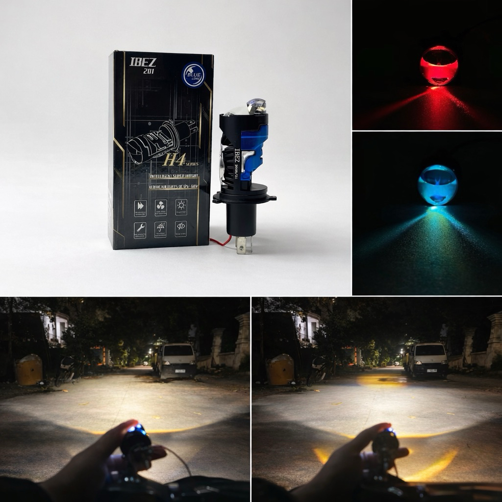 H4 Mini bud Ibez 202 โคมไฟ - หลัก Mini Bilded H4 IBEZ 202 เลเซอร์แบนตัดเลเซอร์