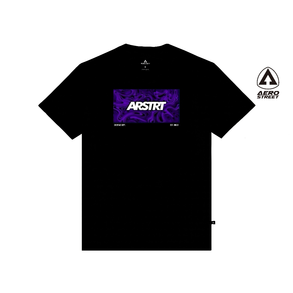 เสื้อยืด Aerostreet Barra Black Kaos เสื้อยืด AABAA