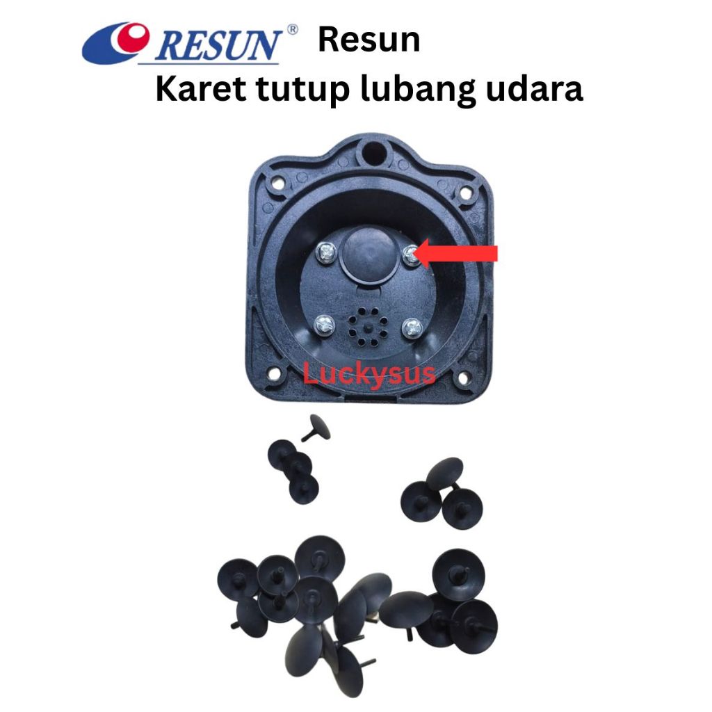Resun วาล์วยาง Resun LP 20 LP 40 LP 60 LP 100 LP 200 Original ยางบล็อกปั๊มลมอะไหล่ปั๊มลม Aquarium Ko