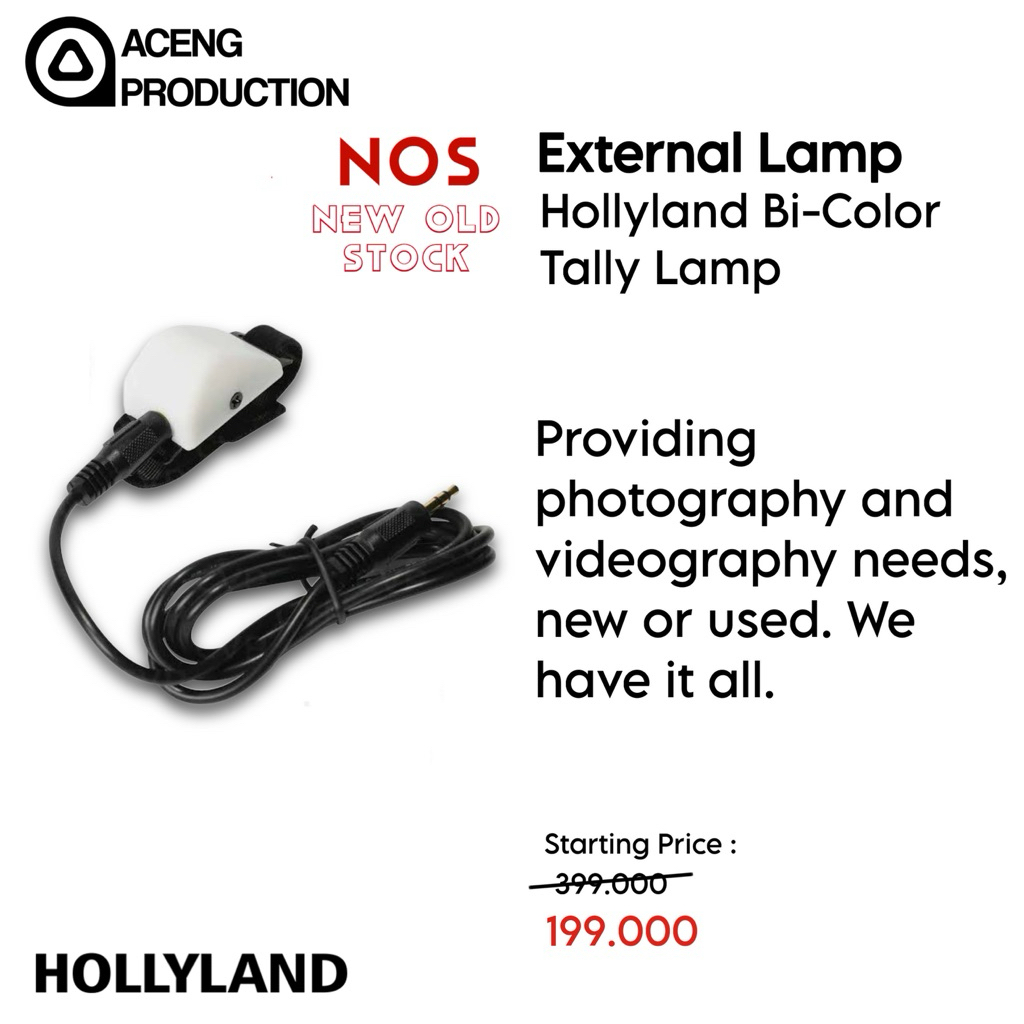 โคมไฟภายนอก Hollyland Bi-Color Tally Lamp