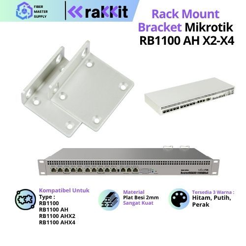 RAKKIT Rackmount Kit Mikrotik RB1100 RB1100AH RB1100AHX2 RB1100AHX4 Ear Server Rack Bracket Ear Rack