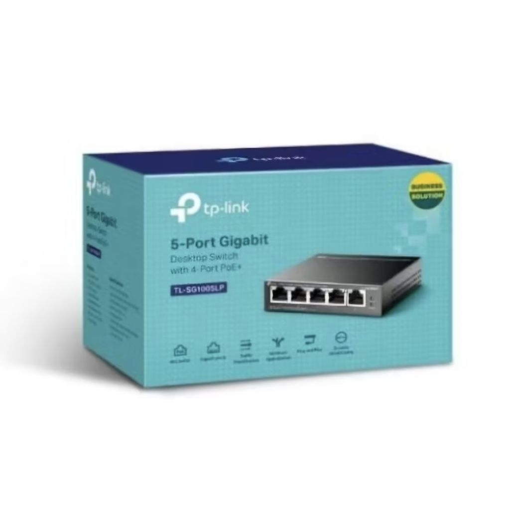 สวิตช์ TPlink TL-SG1005LP 4 PoE + พอร์ต 1Uplink