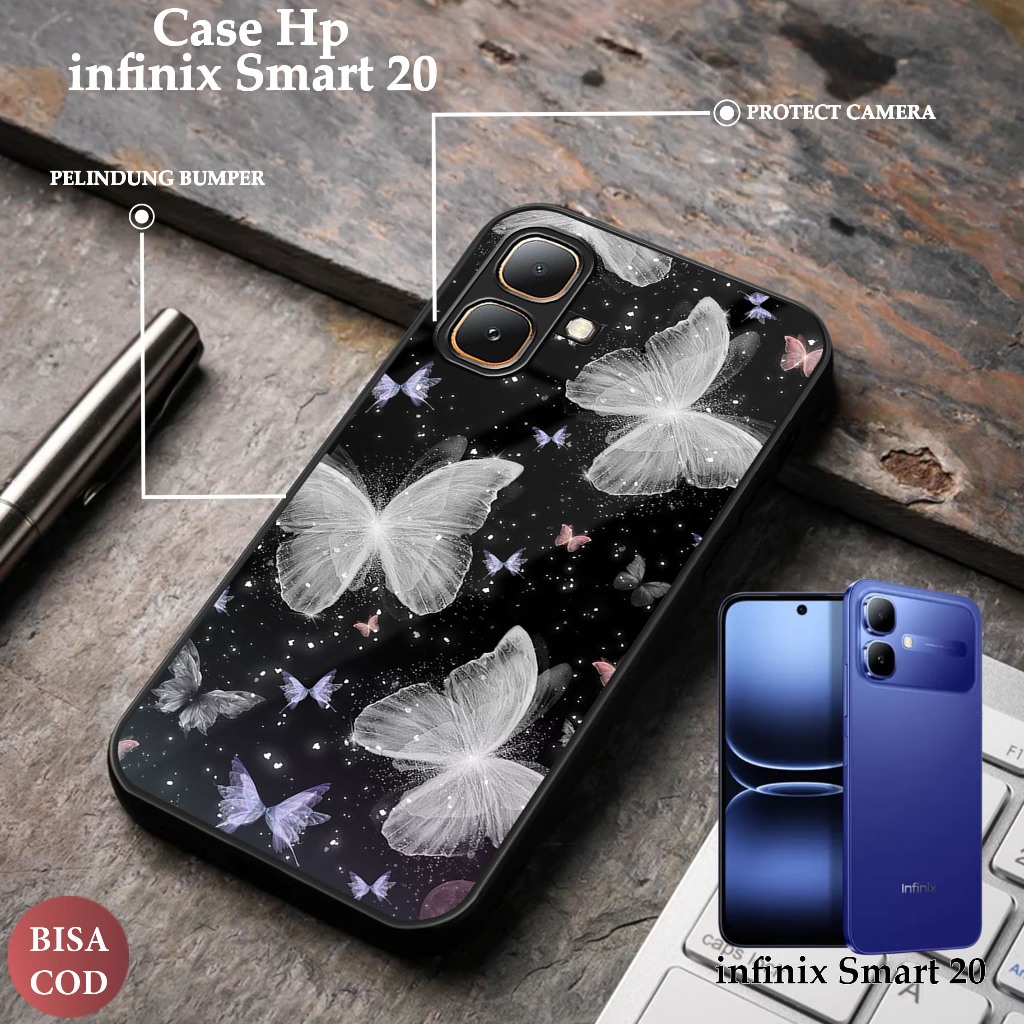 เคส Hp สําหรับ infinix Smart 20 ปลอก hp Smart 20 ปลอกซิลิโคนและตัวป้องกันกล้อง infinix Smart 20 Soft