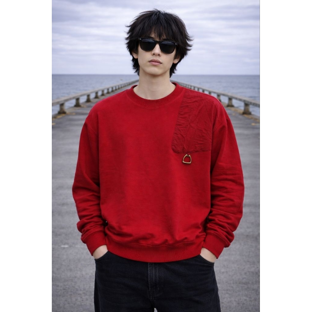 (VTG) คอกลม / เสื้อสเวตเตอร์ FEL1X BUL1LER 0R1 Size M (P68 X L52)