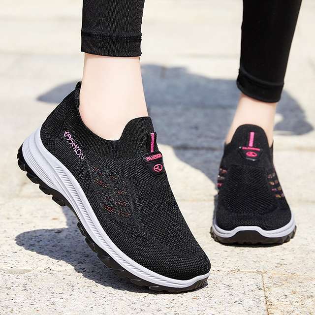 BP619 Free Box Womens Shoes (1KG FITS 2PCS) รองเท้าผ้าใบผู้หญิงนําเข้า Plain Lace-Up Sports Shoes/รอ